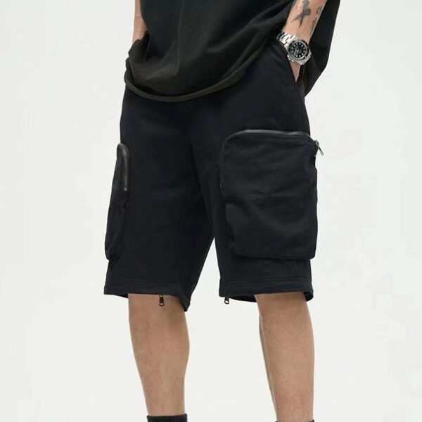 Straight Loose Casual National Fashion Large Pocket Men's Pants - Image 4