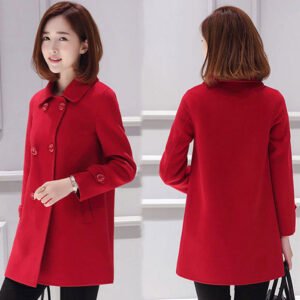 Wool Mid-length Korean Style