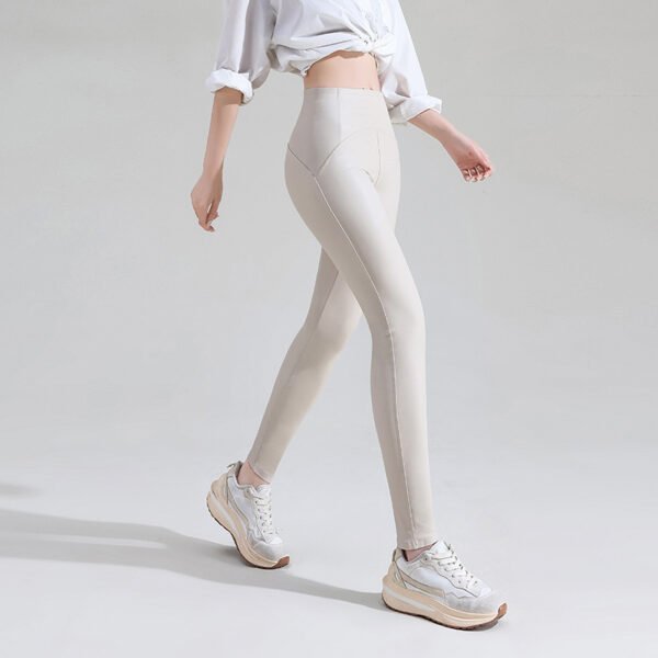 Autumn And Winter New PU Leather Women's Pants - Image 7