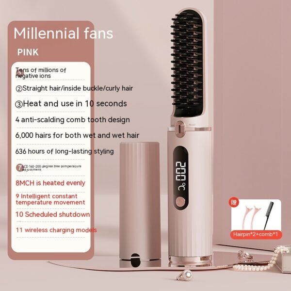 Charging Wireless Straight Portable Mini Non-hurt Power Generation Comb - Image 7