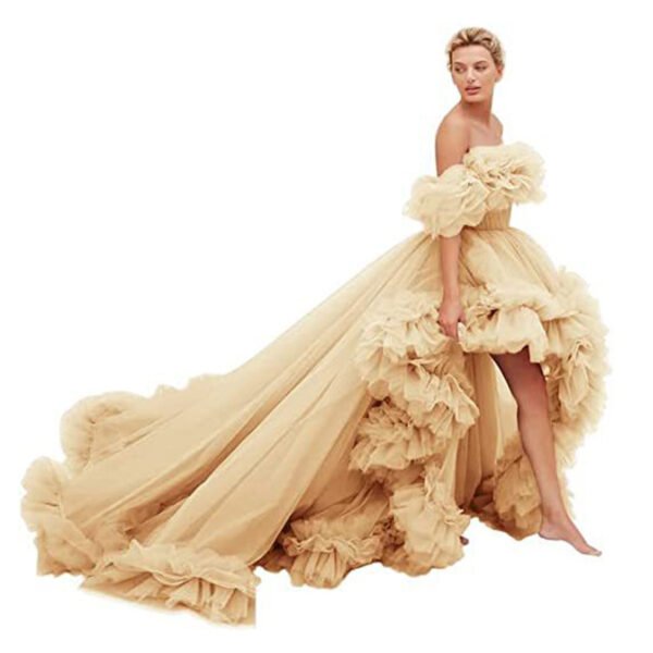 Tube Top Short Front And Long Back Dress - Image 8