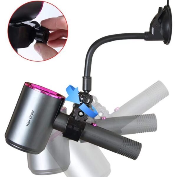 Punch-free Bathroom Hair Dryer Bracket Suction Cup - Image 2