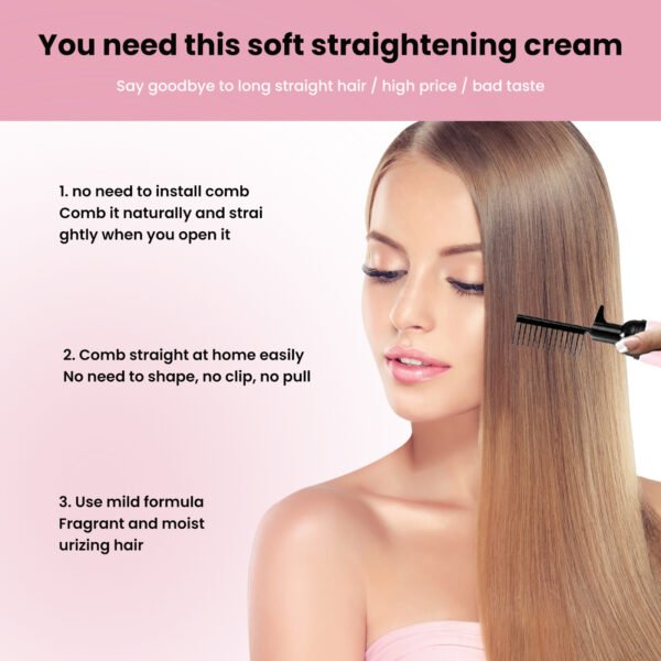 Straightening Ionic No-pull, No-clip One-comb Straightening - Image 4