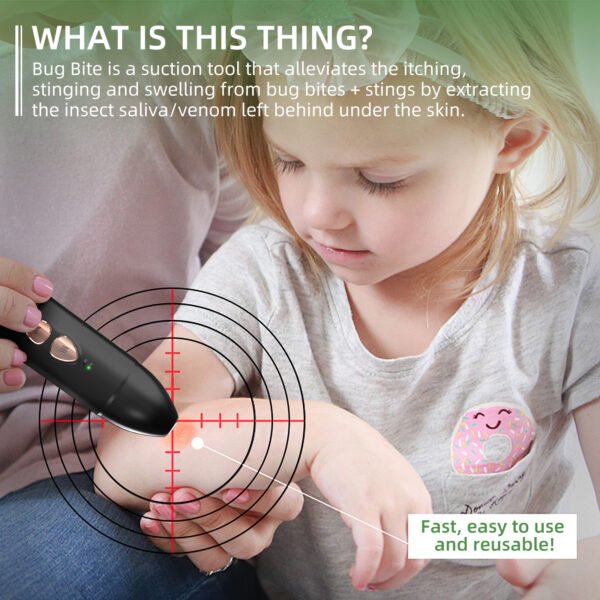 2-in-1 Electric Insect Bite Fever Suction Bite Toxin Anti-itching Instrument - Image 3