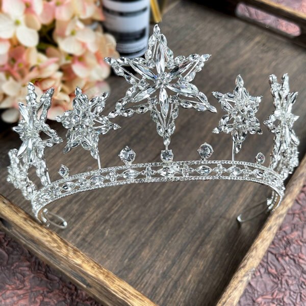 Photography Accessories XINGX Rhinestone Fashion Crown Headdress - Image 5