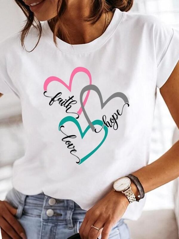 T-shirt AliExpress Amazon Independent Station Women's Short Sleeve - Image 10
