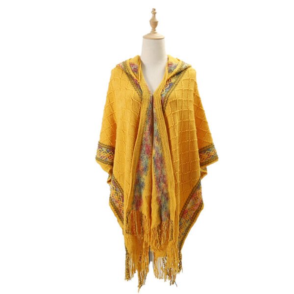Casual Versatile Personality Border Dark Pattern Shawl Scarf - Image 5