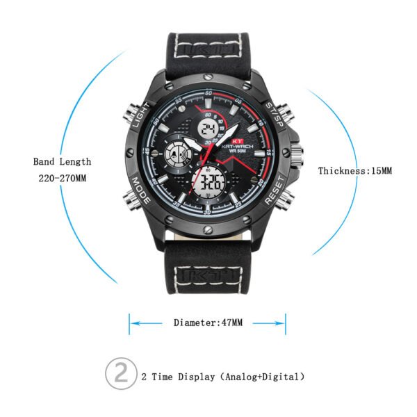Men's Watch Fashion Multifunction Sports Electronic - Image 2