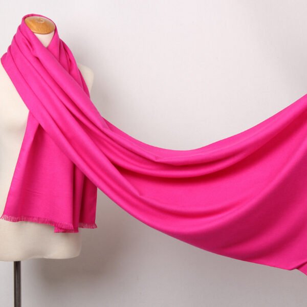 Solid Color Brushed Shawl Tassel Plus Size Thickening Annual Meeting Scarf - Image 8