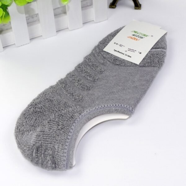 Towel Bottom Ankle Socks Solid Color Sports Leisure Invisible Terry Shallow Mouth - Image 7