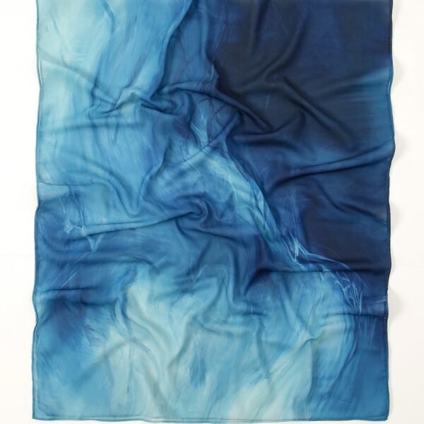 High-grade Watercolor Digital Printing Autumn And Summer Sun Protection Scarf Shawl - Image 3