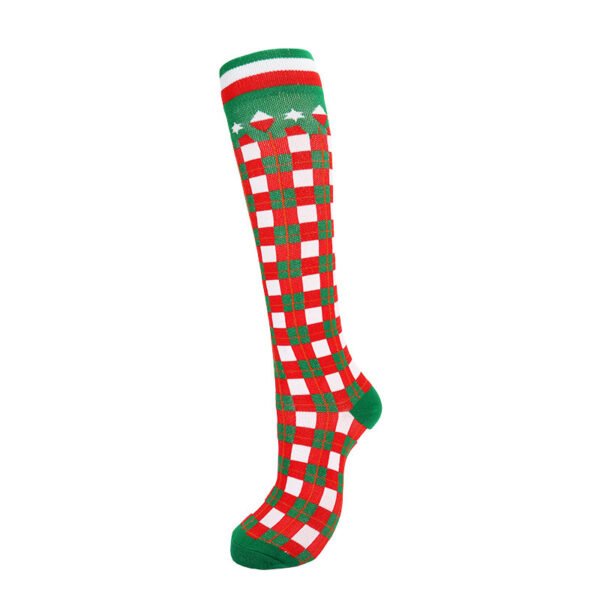 Compression Stockings Christmas Sports High Elastic Breathability - Image 3