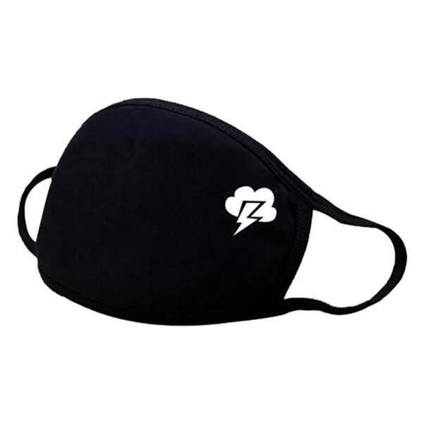 Black Color Diamond Letter Diamond Sticker Mask - Image 8