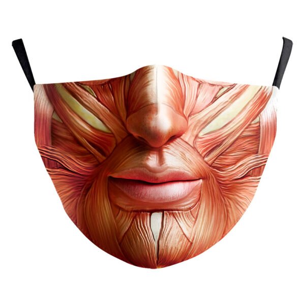 Halloween Clown Funny Horror Creative Double-layer Dust Mask - Image 4