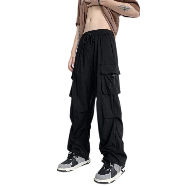 Pu Shuai Draping All-matching Slim Fit Trousers For Men - Image 6