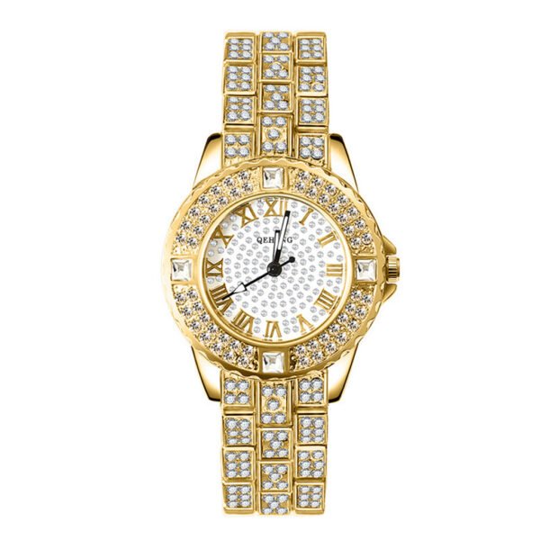 New Women's Suit Bracelet Fashion Exquisite With Diamond English Watch - Image 3