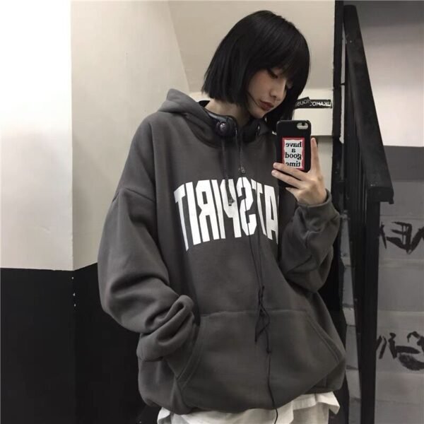 American Hiphop Sweater Men's Couple Wear Autumn And Winter European And American High Street Fleece Padded Coat - Image 3