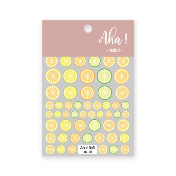 Nail Sticker Cherry Peach Summer Energic Girl Lemon Cream Orange Fruit Fingernail Decoration Stickers - Image 6