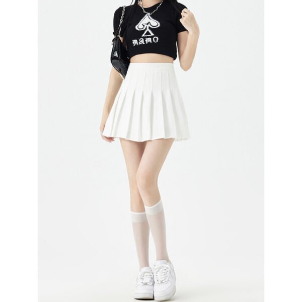 Spring And Summer Black Pleated Skirt Small Slim Fit All-matching - Image 4