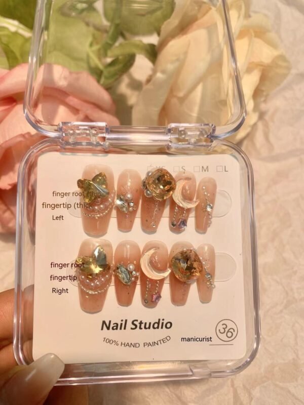 Wearing Sun Protection Detachable False Nails - Image 6