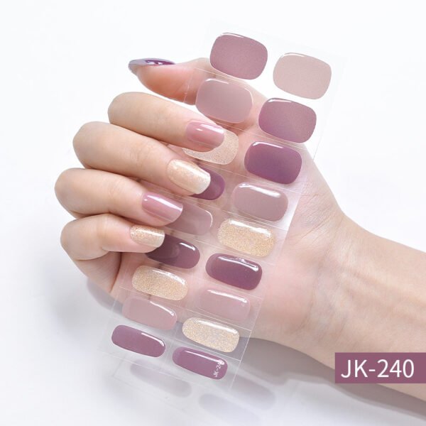 Ice Transparent Cat Eye Aurora Wear Nail Tip Nail Stickers - Image 8