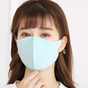 Thin Sunscreen Black Star Mask Couples Washable Ice Silk Men And Women Breathable