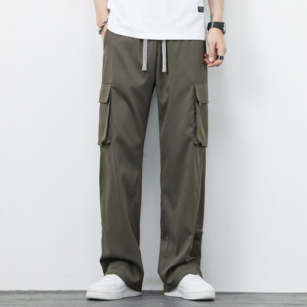 American Plus Size Loose Casual Straight-leg Overalls - Image 2
