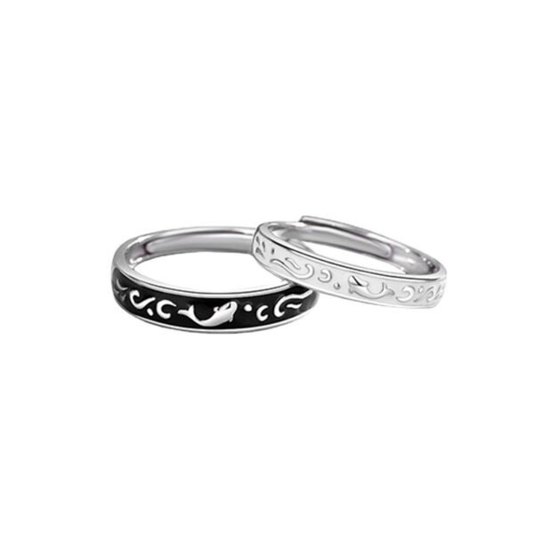 Small Design Adjustable Ring With Opening - Image 5