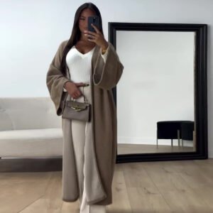 Autumn New Mid-length Cardigan Coat