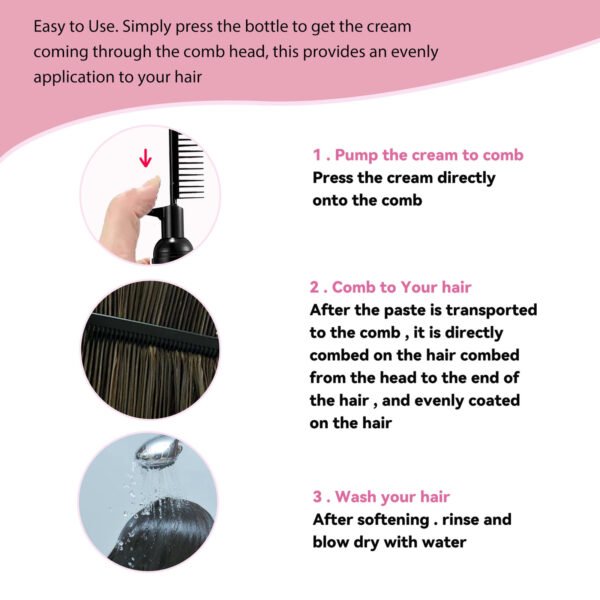 Straightening Ionic No-pull, No-clip One-comb Straightening - Image 6