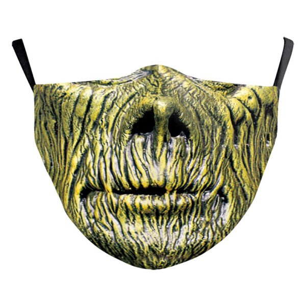 Digital Printing Halloween Clown Funny Horror Double-layer Dust Mask - Image 6