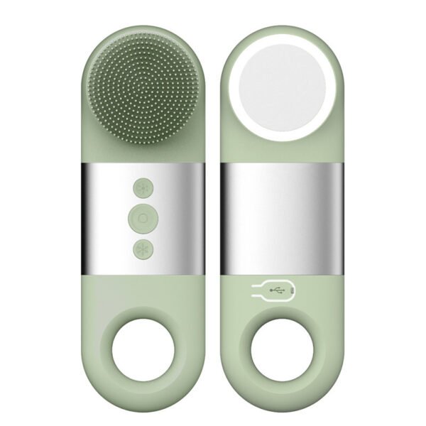 Silicone Ultrasonic Household Portable Charging Facial Cleaner Pore Cleaner - Image 3