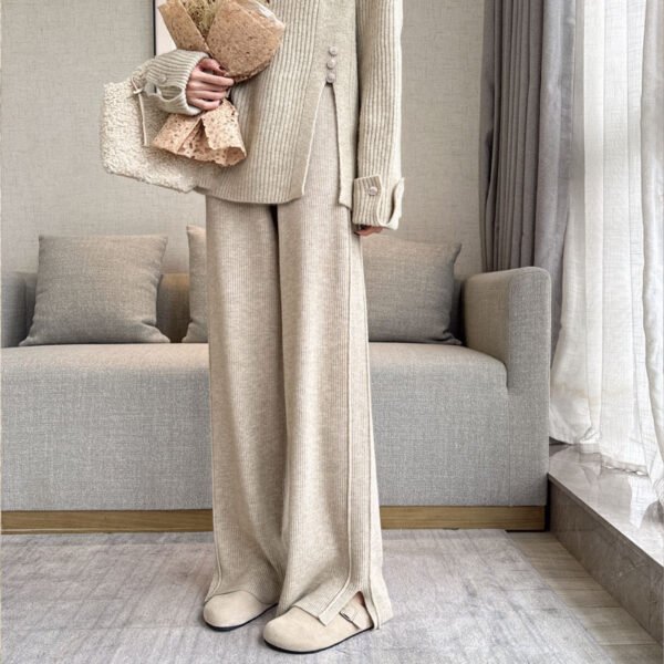 Nursing Wear Outing Hot Mom Wide-leg Pants Age-reducing Breastfeeding Set - Image 4
