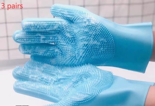 Silicone Dog Grooming Comb & Bath Brush Glove - Image 6
