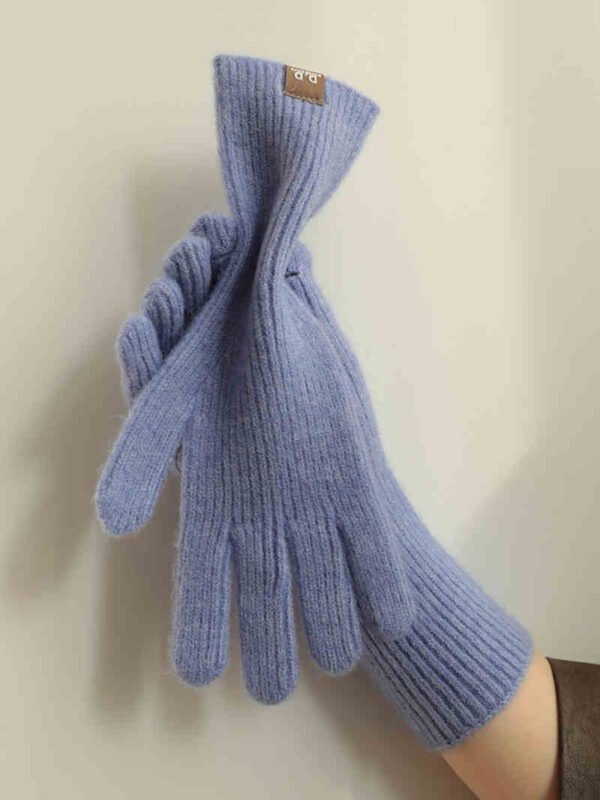 Warm-keeping And Cold-proof Finger Touch Screen Gloves - Image 9