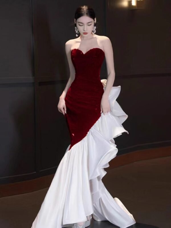 Tube Top Evening Gown - Image 7