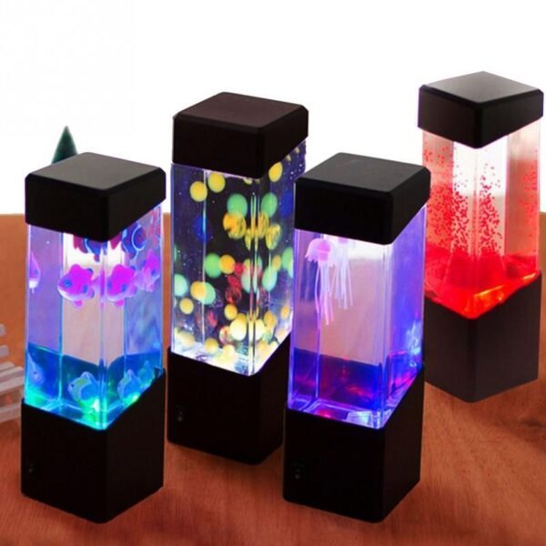 Colorful LED jellyfish night light - Image 3