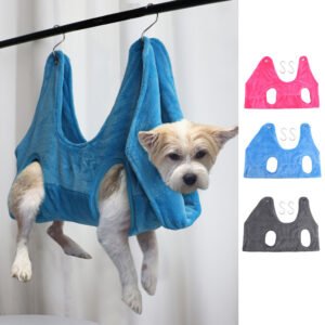 Breathable Dog & Cat Grooming Hammock Restraint Bag