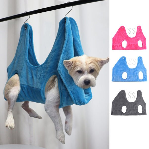 Breathable Dog & Cat Grooming Hammock Restraint Bag