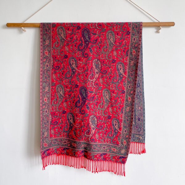 Artificial Cashmere Scarf Women's Ethnic Style Shawl Cape - Image 8