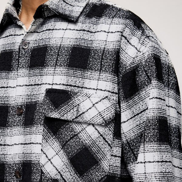American Plaid Workwear Shirt Coat Shirt - Image 4