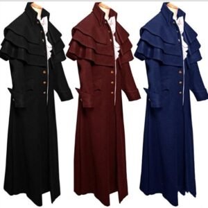 New Medieval Coat Men Cosplay Medieval