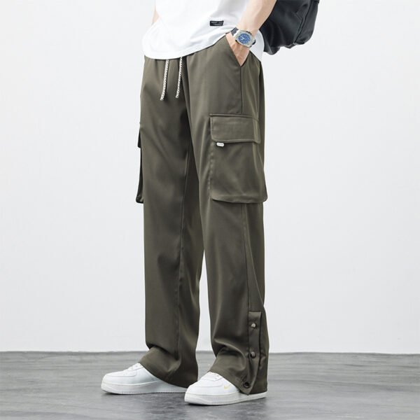 American Plus Size Loose Casual Straight-leg Overalls - Image 5