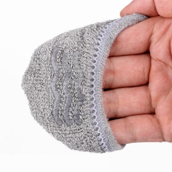 Towel Bottom Ankle Socks Solid Color Sports Leisure Invisible Terry Shallow Mouth - Image 3