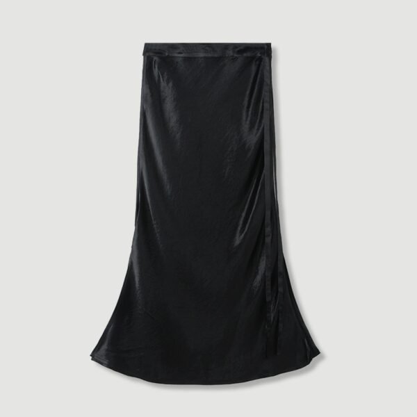 New Chinese Skirt Acetate Fabric Gilding Skirt Fishtail Skirt Slim Fit Long Dress - Image 8