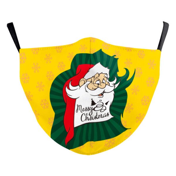 Christmas Snowflake Digital Printing Double-layer Dust Mask - Image 10