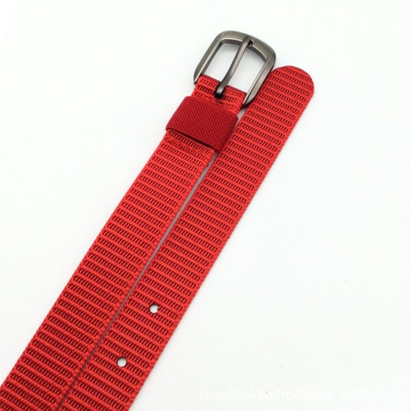 Outdoor Female Nylon Waistband Alloy Pin Buckle Belt - Image 5