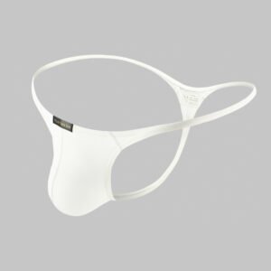 Men's Sexy And Breathable Nylon Solid Color Low Waist T-back Ice Silk Underwear