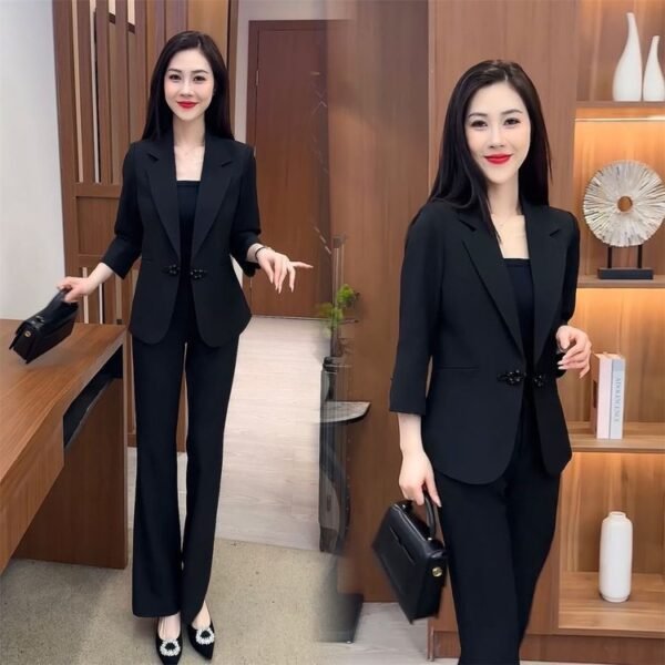 Temperament Leisure Western Style Autumn Suit - Image 6