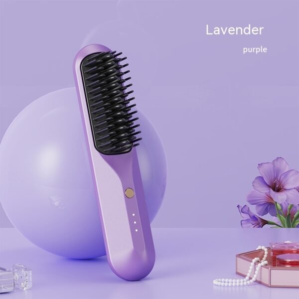 Wireless Straight Comb Portable Quick-heating Direct Hair Charging Straight Comb - Image 5